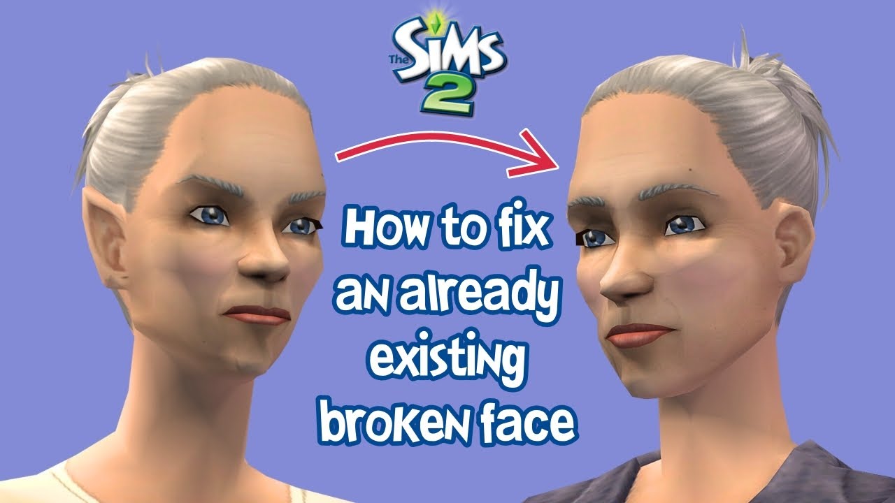 How To FIX a Broken Face Template | Sims 2