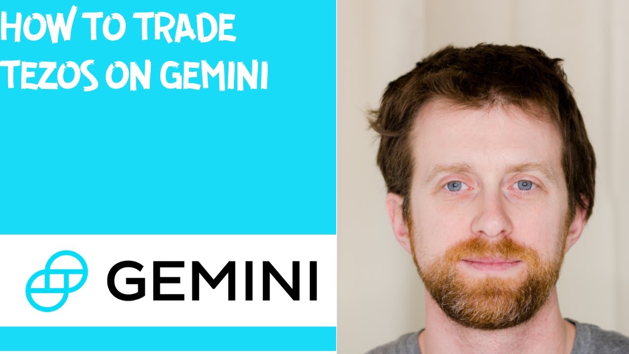 How to trade Tezos on Gemini