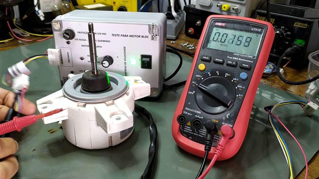 Erro Motor Ventilador Ar condicionado Inverter Lg e Samsung
