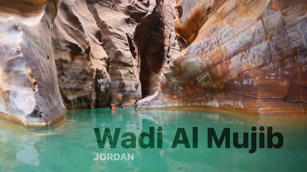 Wadi Al Mujib (Siq Trail), JORDAN (4K), Adventure in the Grand Canyon of Jordan