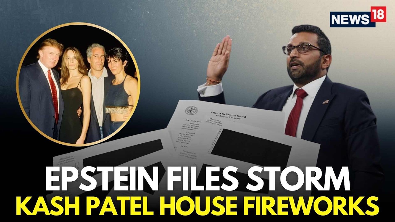 LIVE | Kash Patel Exposes Epstein's Killer | Trump Epstein Files | Clintons | US Senate | N18G
