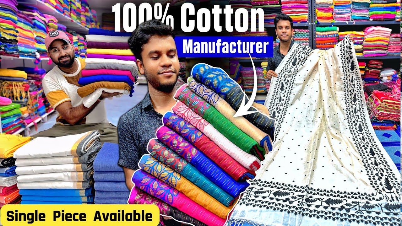 120 Count Mul Cotton / Pure Dhaniakhali Cotton / Pure Tussar / Boutique Applique Work / Resham Kota