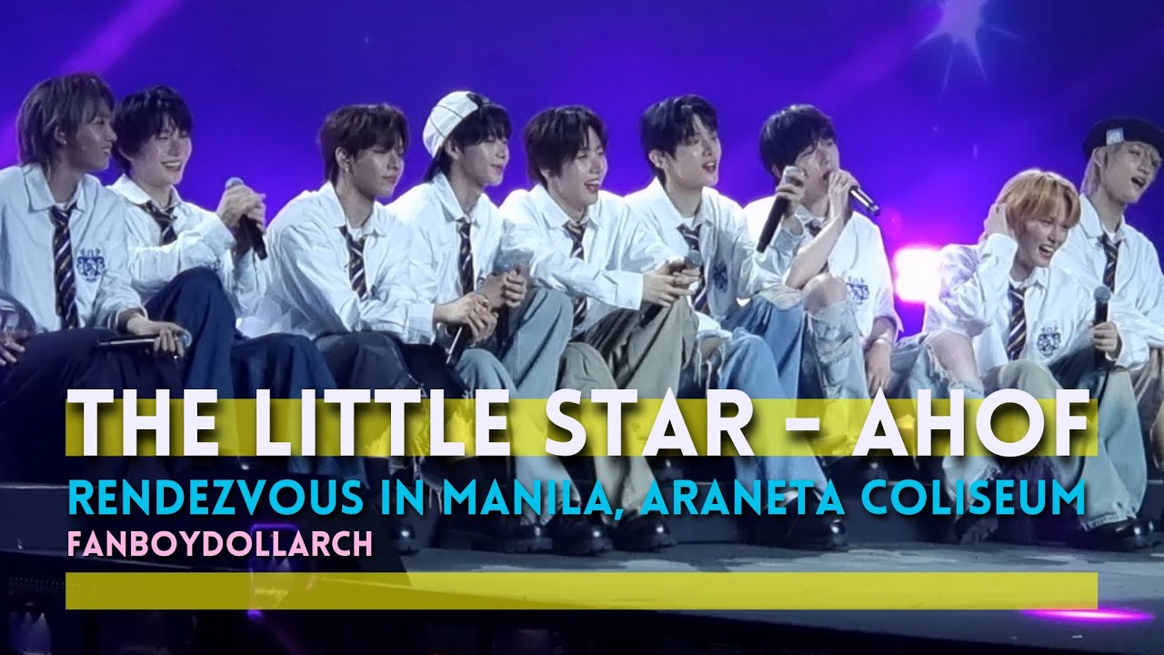 THE LITTLE STAR - AHOF Fancam - 250830 AHOF RENDEZVOUS IN MANILA, Araneta Coliseum - FanBoy DollArch