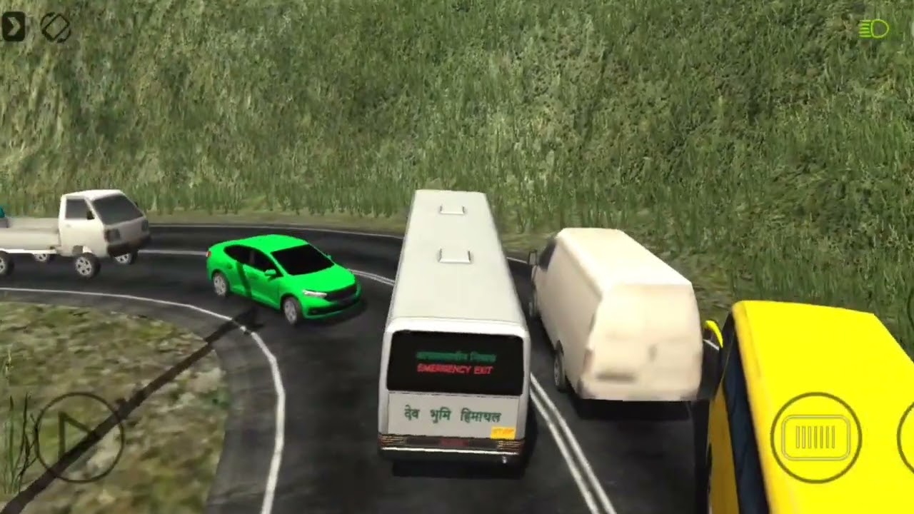 SETC Maruti Bus Unbelievable Driving on Dangerous Road | Euro Bus #busdriving  #games #gameskingdom