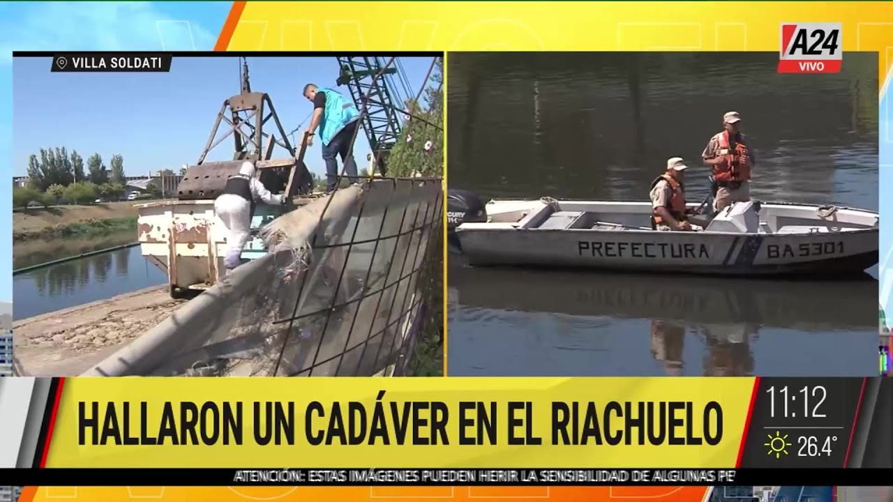 🚨 Muerte y misterio en el Riachuelo: hallaron el cuerpo de un hombre