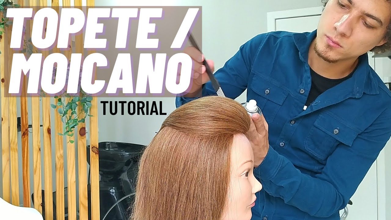 Como fazer MOICANO/ TOPETE feminino [Faça fácil e com segurança]
