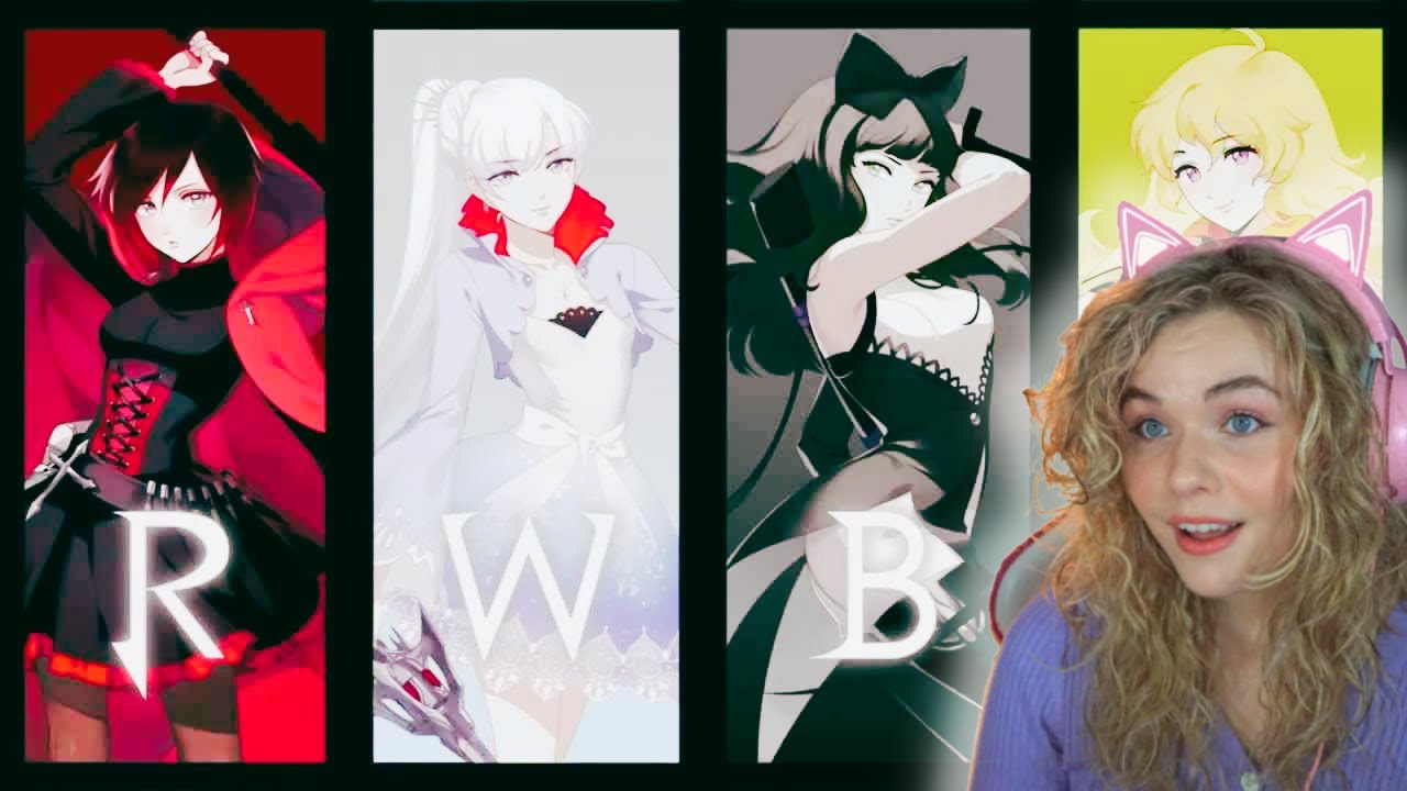 ALL RWBY TRAILERS REACTION