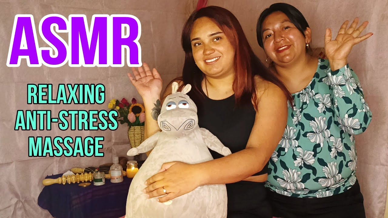 ASMR, BACK AND FOOT MASSAGE, SUPER RELAXING