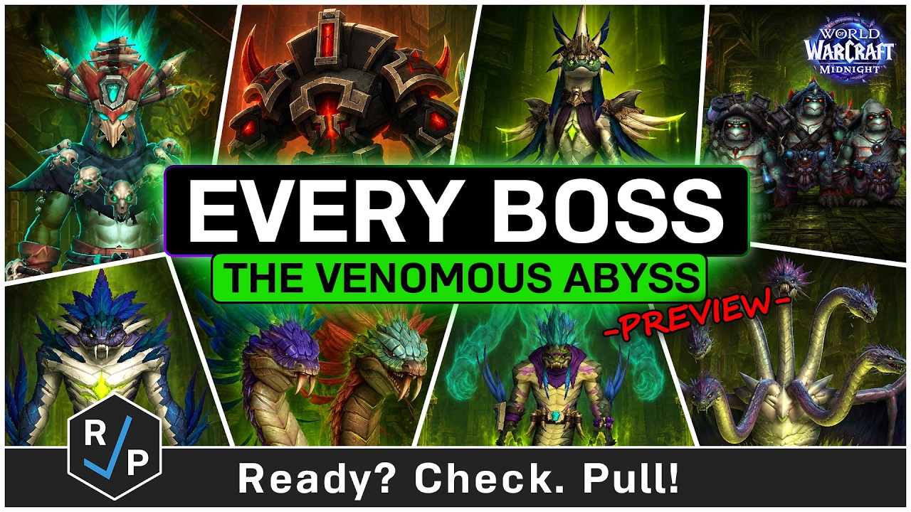 The Venomous Abyss - All Boss Preview - Heroic/Normal - 12.1 Midnight