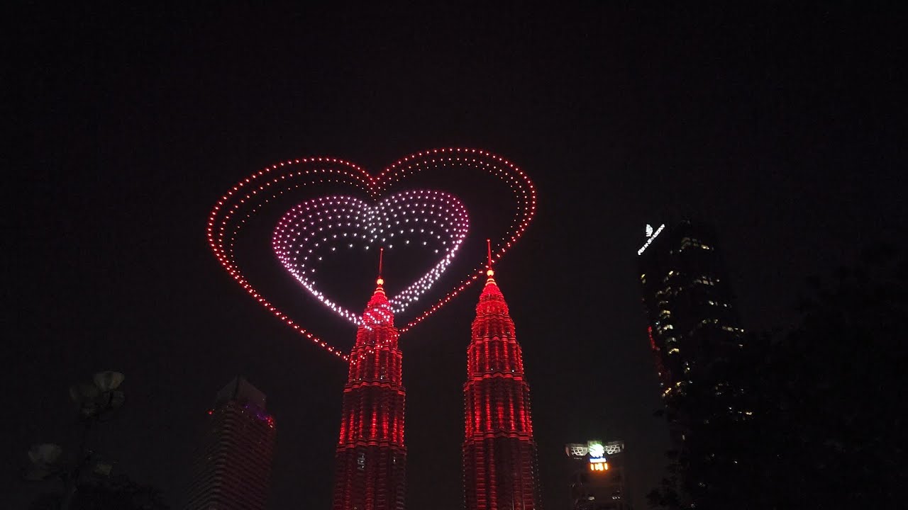 (4K) Malaysia 69th Independence Day Drone Show | Hari Merdeka 2026