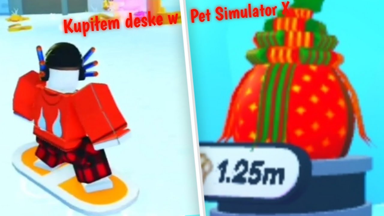 Kupiłem deske w Pet simulator X | ProZnak i Piotrek