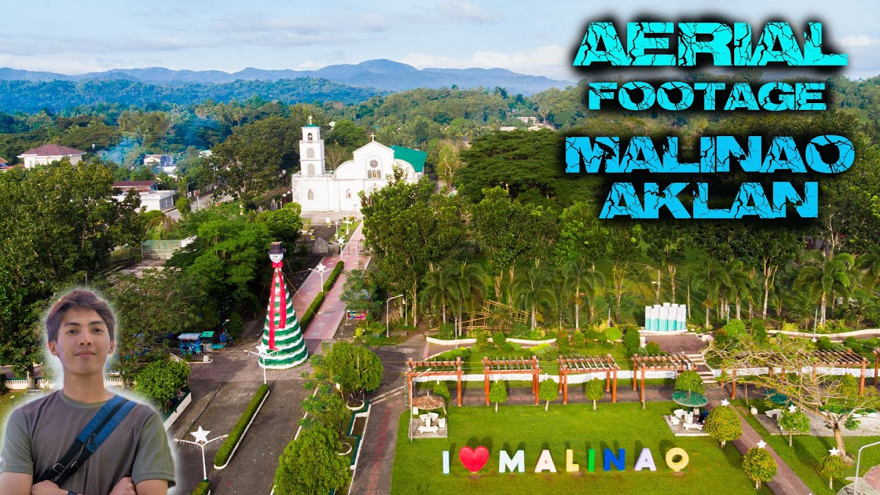 Aerial Footage  Malinao, Aklan | Town Plaza | Aklan Province Update | Travel Vlog