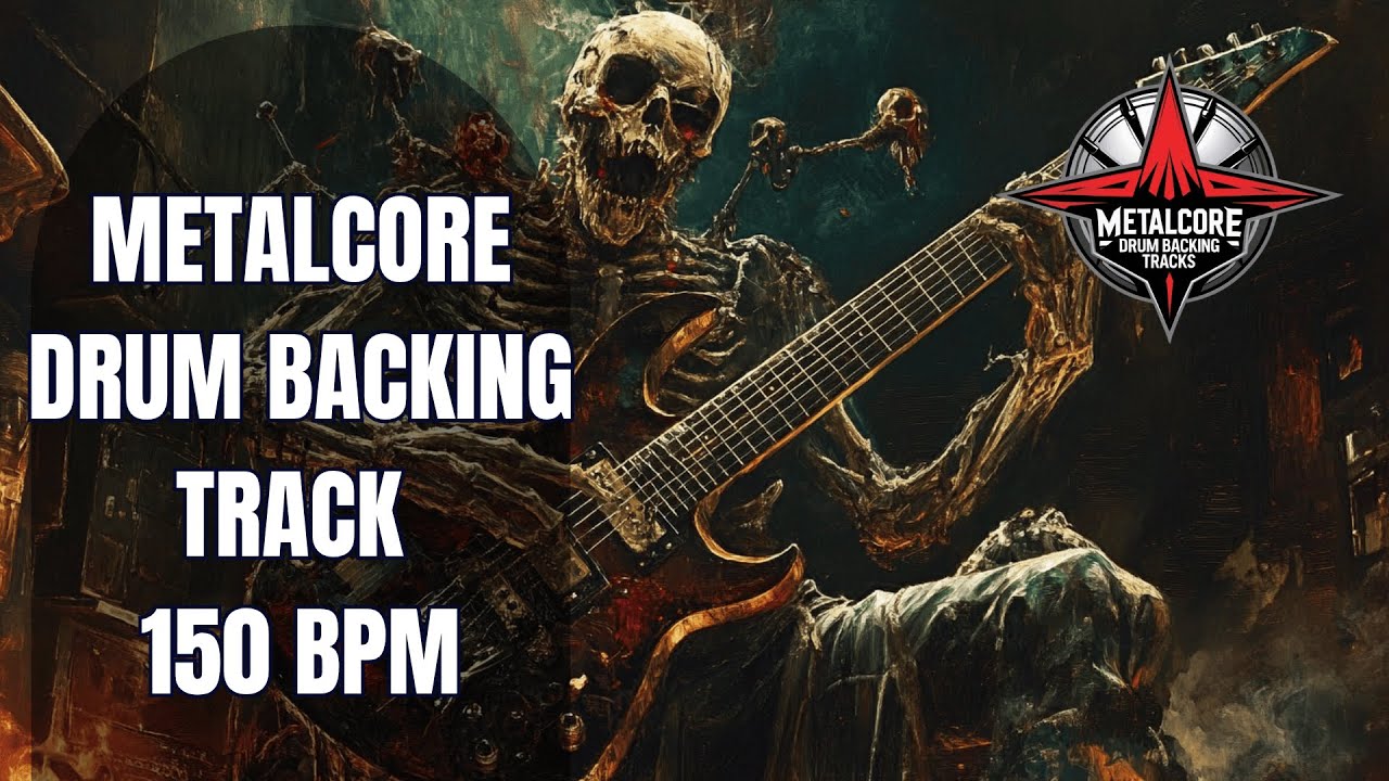 150 BPM Metalcore Drum Track – Driving Energy for Tight Riff Practice