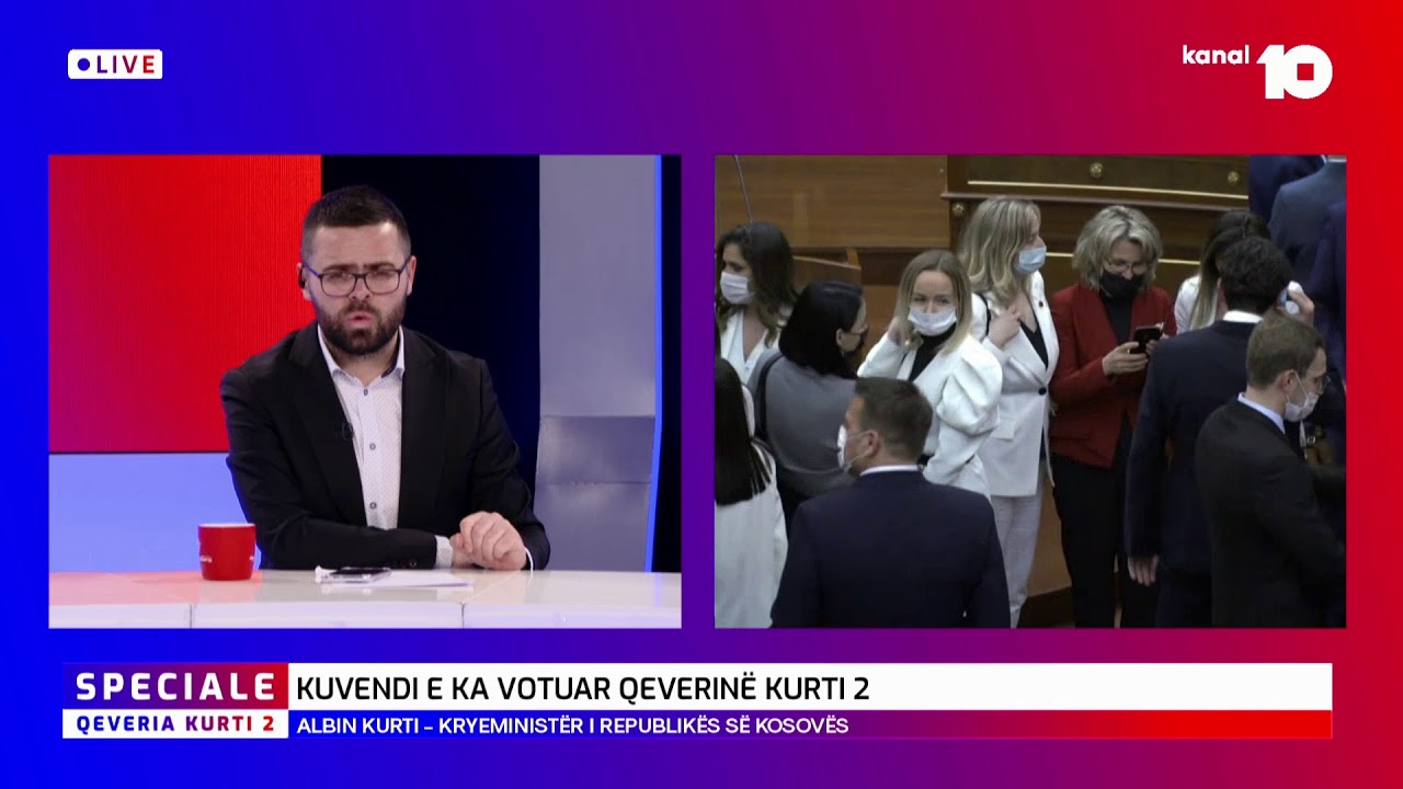 🔴 Votimi i qeverisë Kurti 2 - 22.03.2021