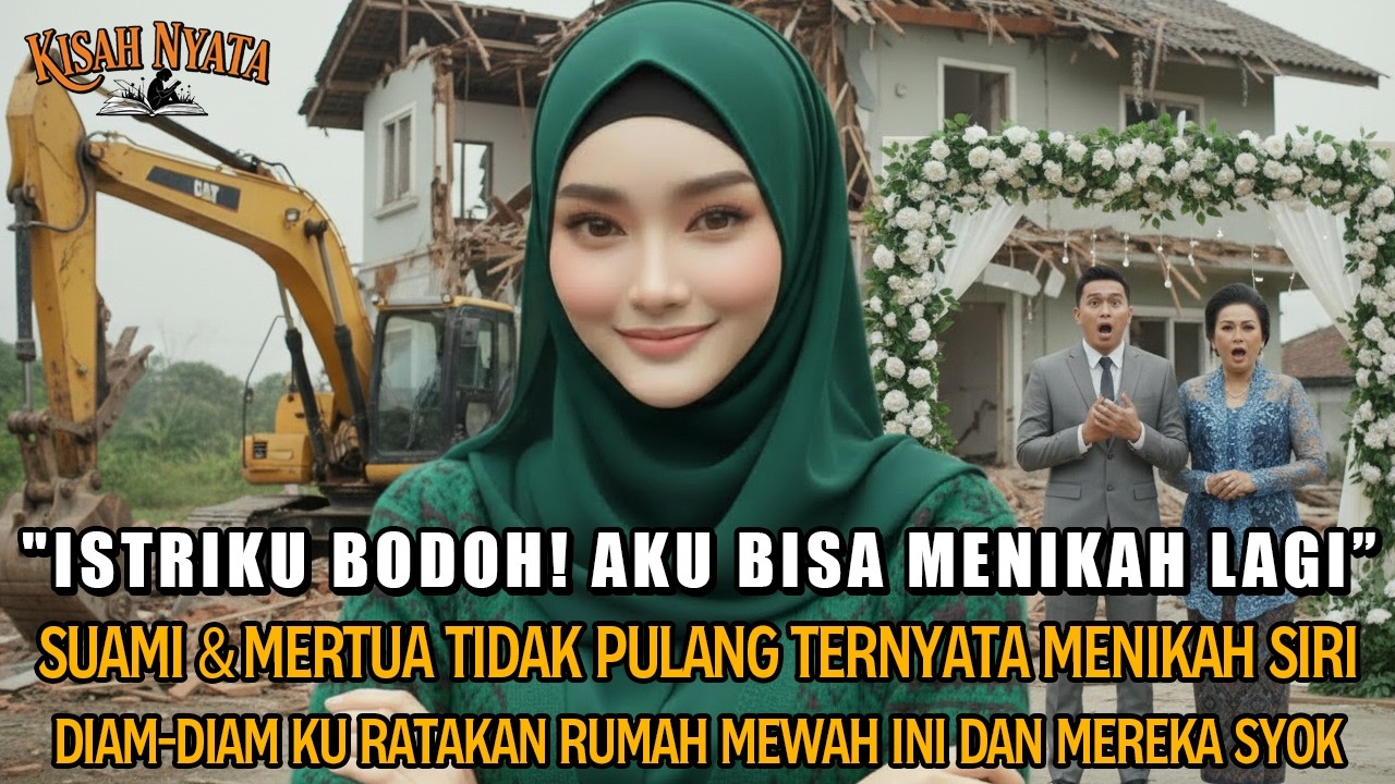 PERGI JADI RAJA, SUAMI PULANG JADI GELANDANGAN! ISTRI SAH RATAKAN RUMAH SUAMI PENGKHIANAT!