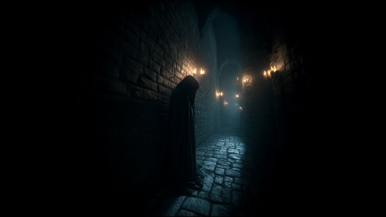 Divine Gregorian Chant in Darkness