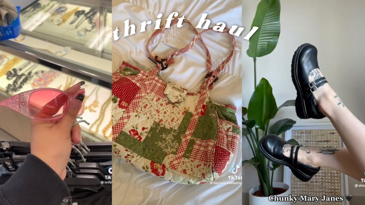 thrift haul & finds tiktok compilation pt.  3 🦭