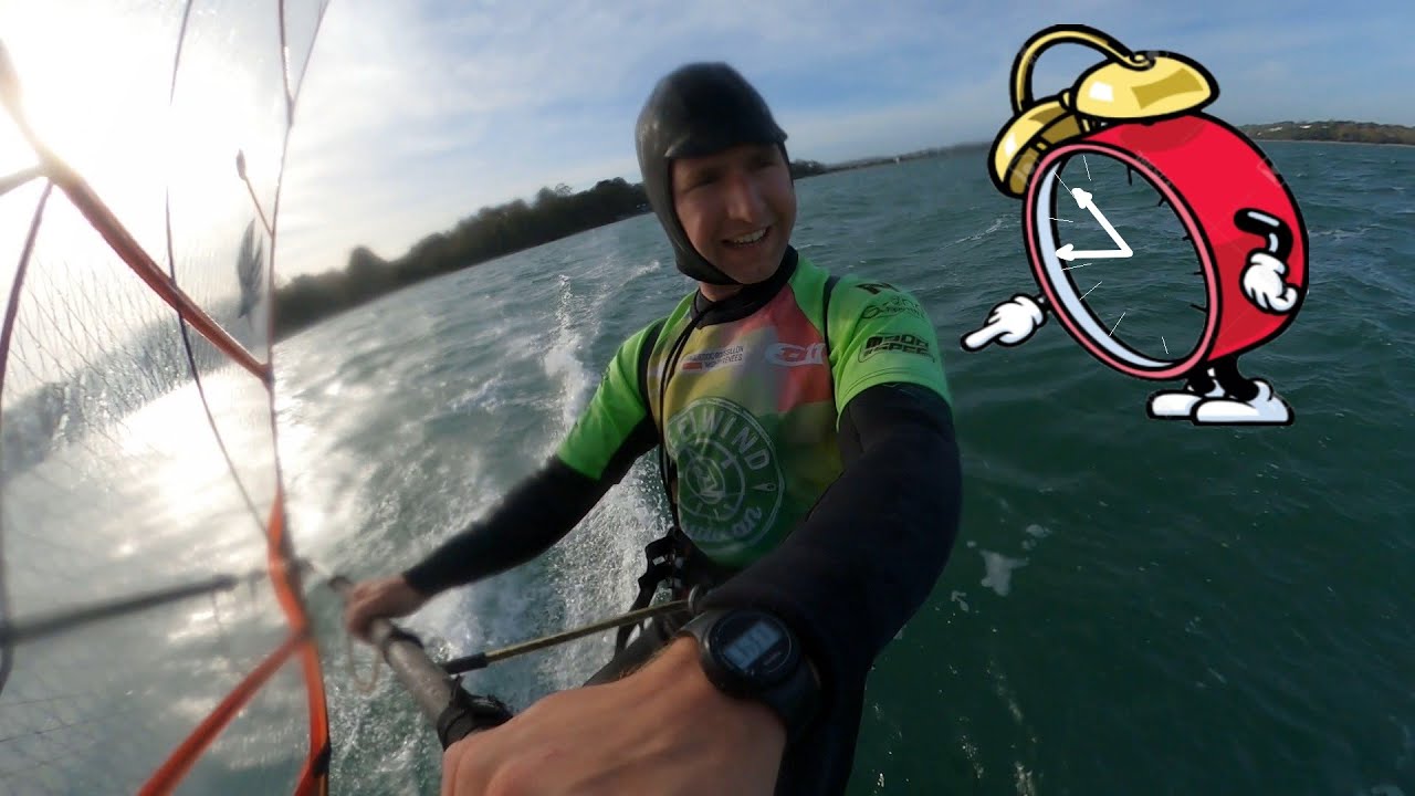 FASTEST Windsurf to ISLE OF WIGHT in 2021! Hayling - Bembridge - Chichester - Final leg in the DARK!