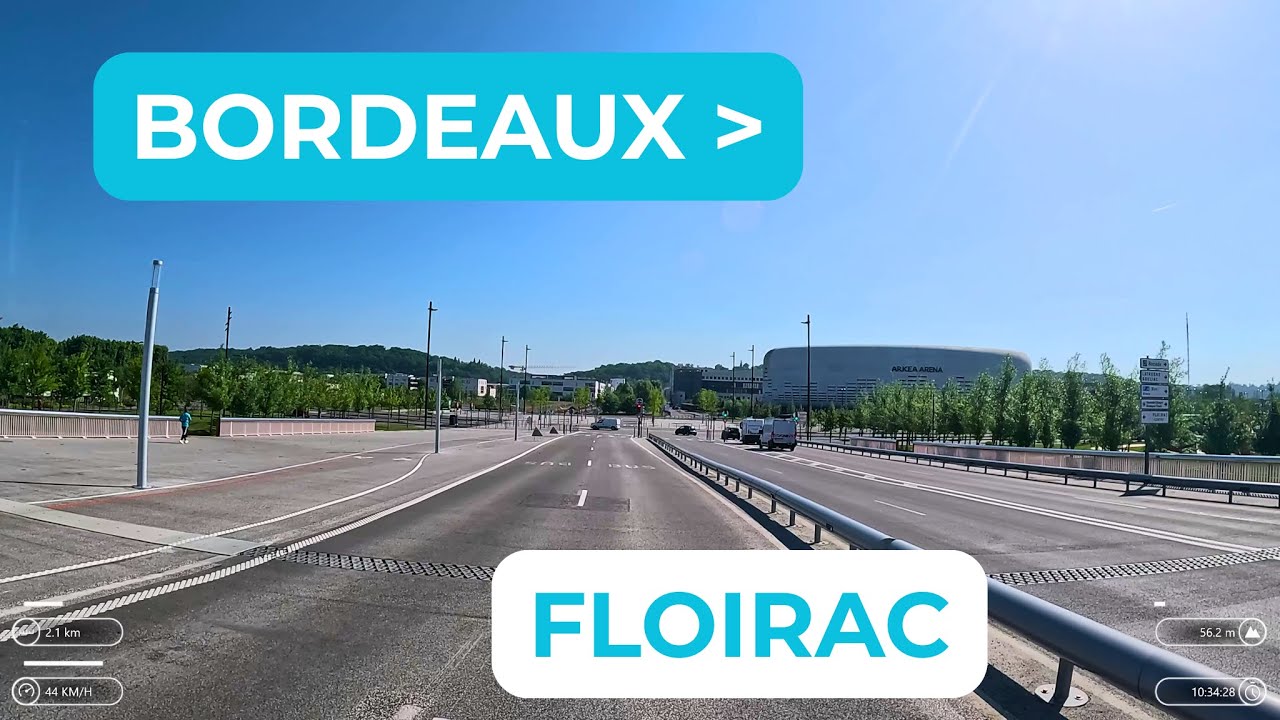 FLIXBUS | BORDEAUX PALUDATE - FLOIRAC DRAVEMONT via PONT SIMONE VEIL