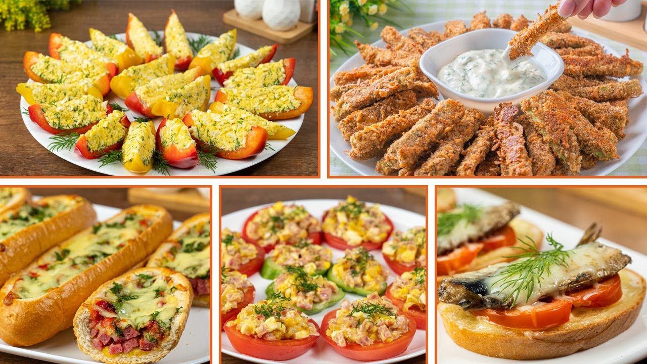 5 вкусных закусок для вечеринки – лучшие закуски для вечеринки