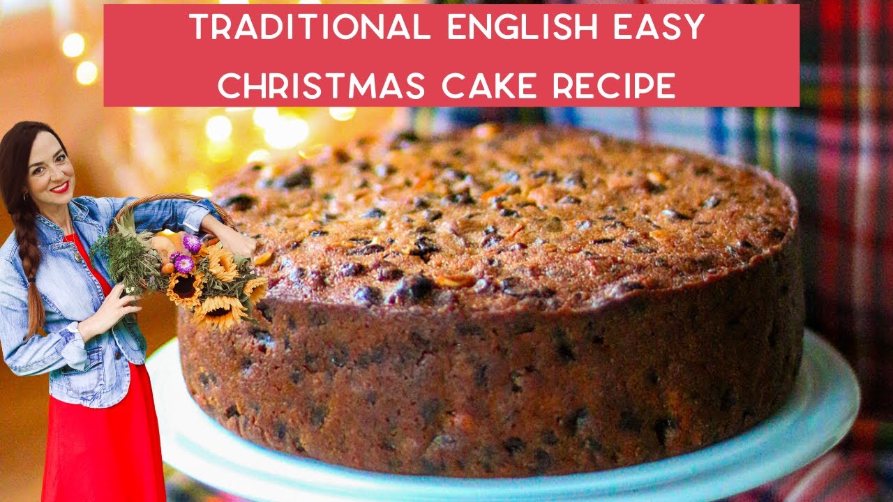 Traditional English Easy Christmas Cake Recipe