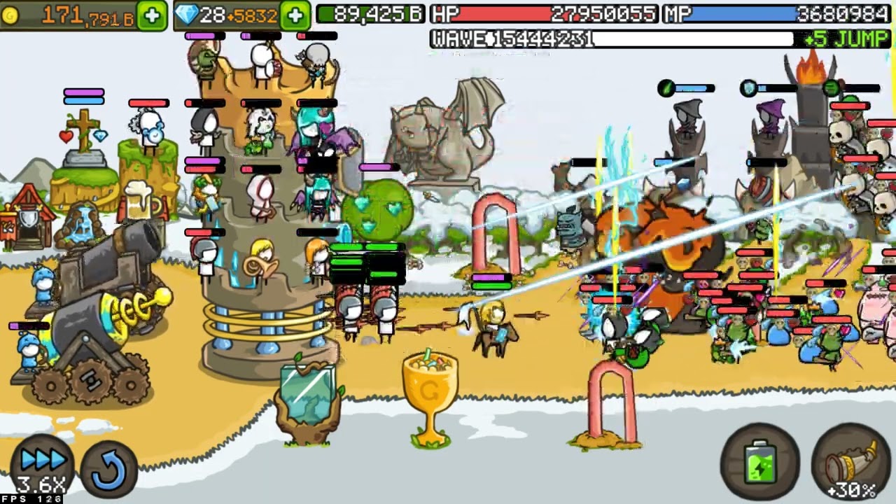 Grow Castle 15,400,000 Waves TAB Build + SY T1 Push