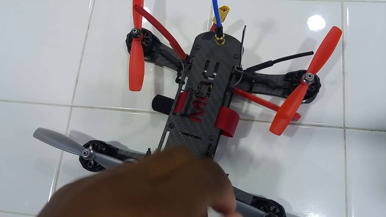 Racing Drone Zip Tie Antenna Mount Instructions