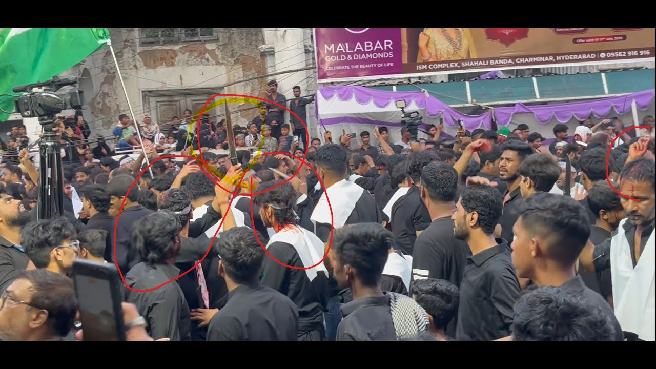 Muharram 2025: Bibi Ka Alam Juloos Live from the Heart of Hyderabad Old City | Hyderabad City