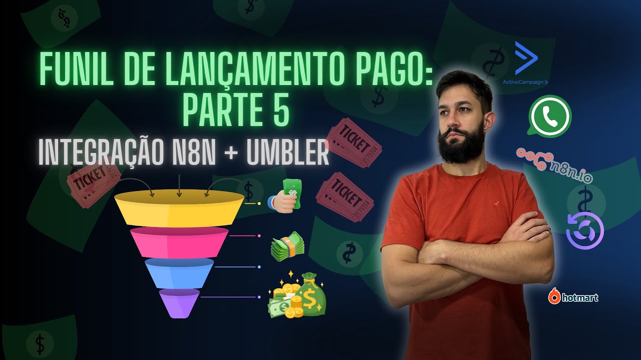 Funil Lançamento Pago (Parte 5): Como Criar Mensagens Automatizadas no WhatsApp (N8N + Umbler)