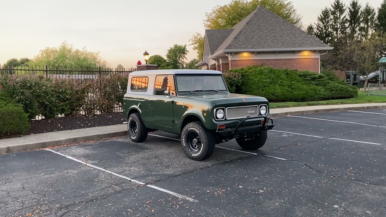 1969 Scout 800A Cold Start Video