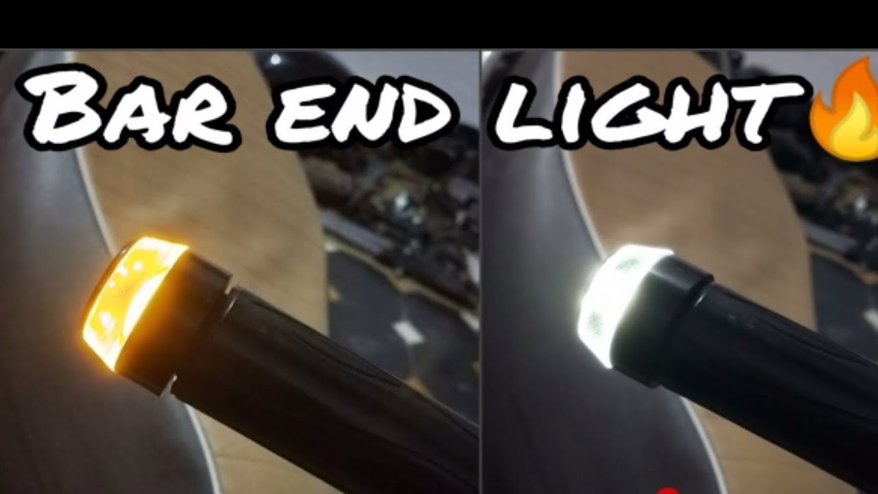 How to make bar end light for cycle