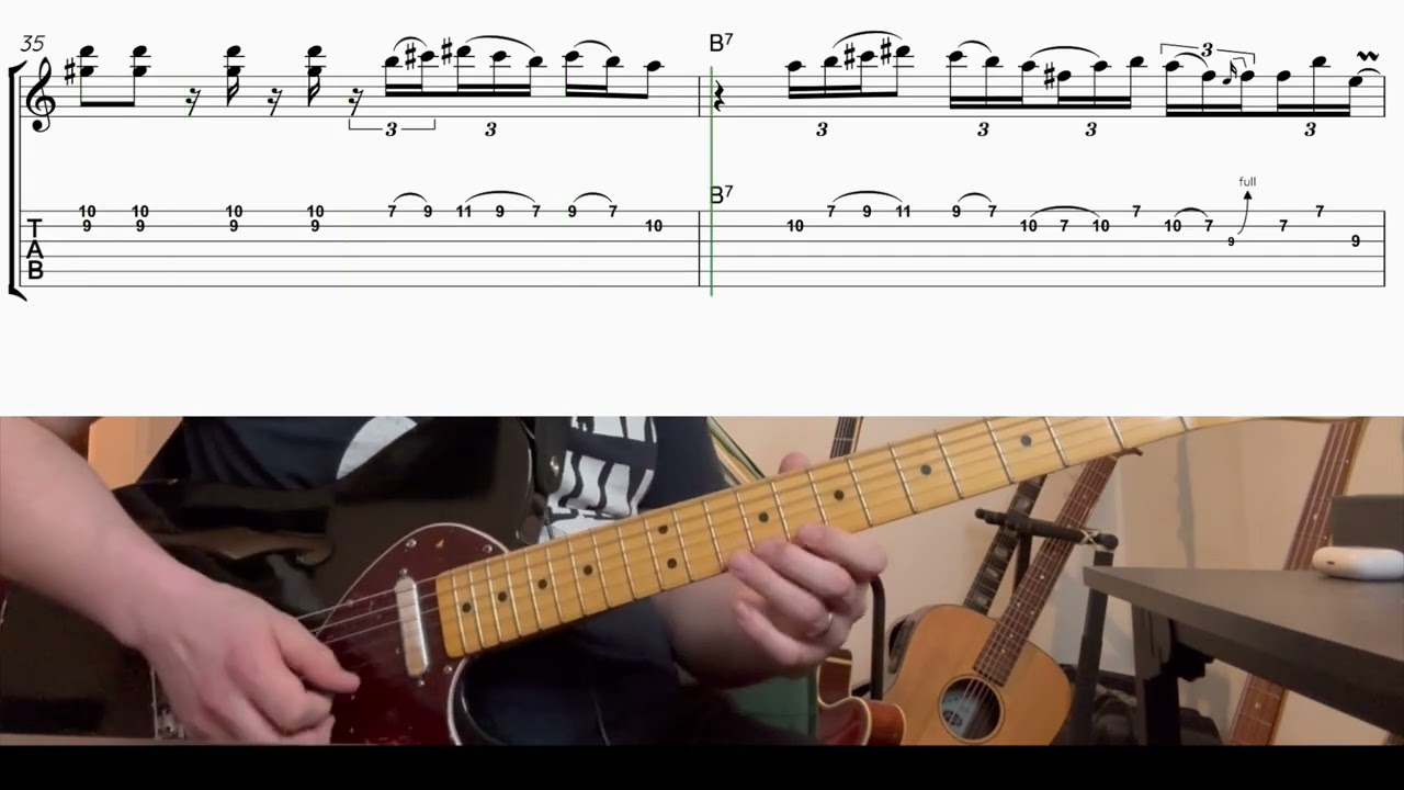 Scott Henderson full solo on 'Canine' w/ notation/tabs