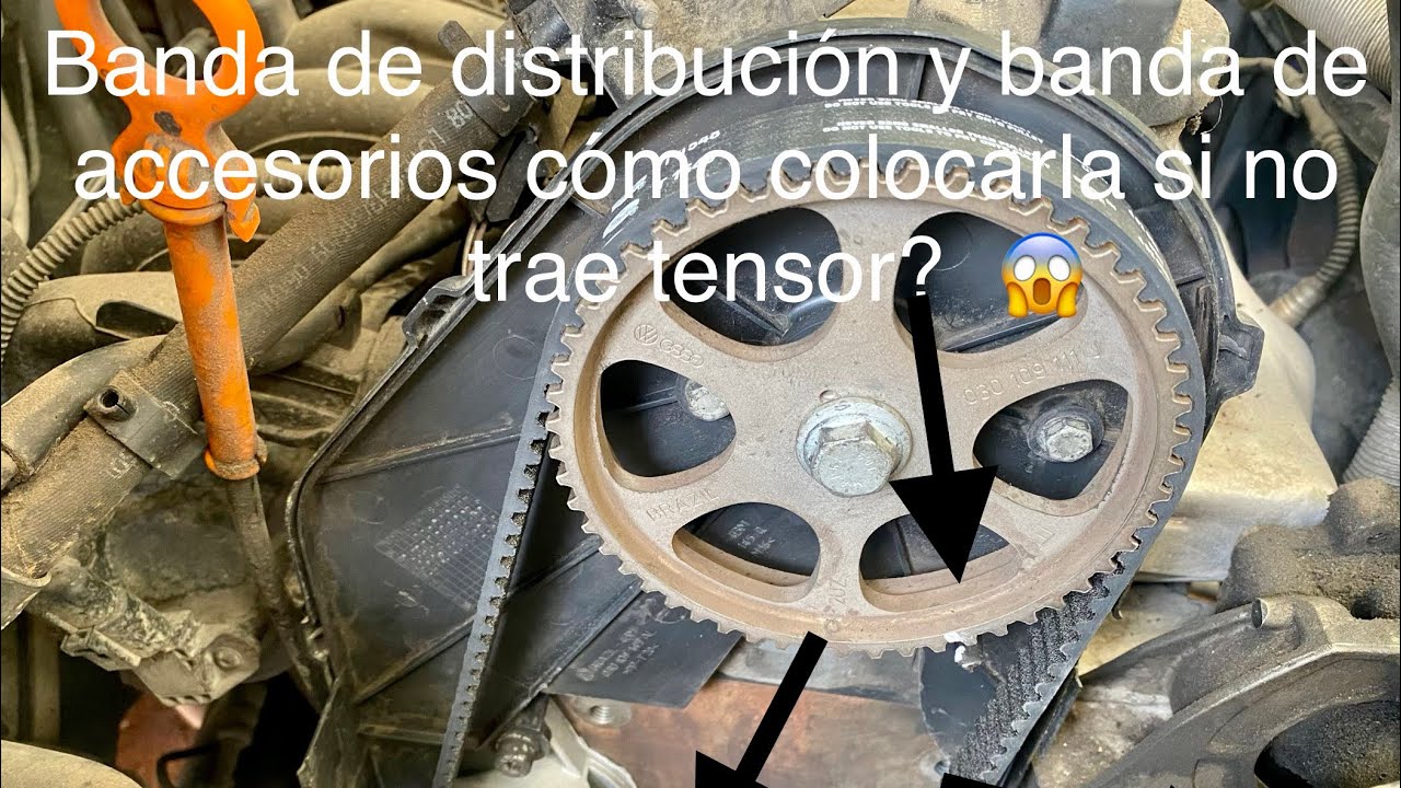 Como poner a tiempo un GOL VW 1.6 y banda de accesorios sin tensor!  😱. 🚘