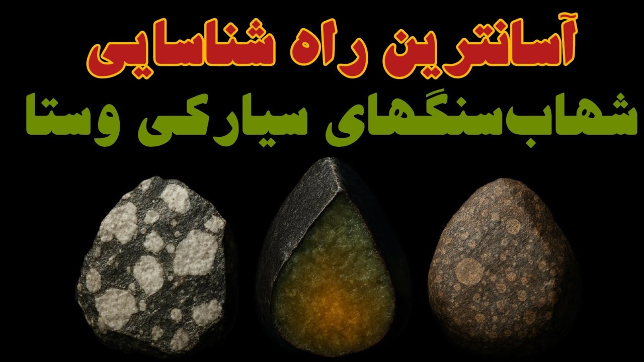 آسان ترین روش شناخت شهاب سنگ‌ های دئوژنیت،هواردیت،یوکریت