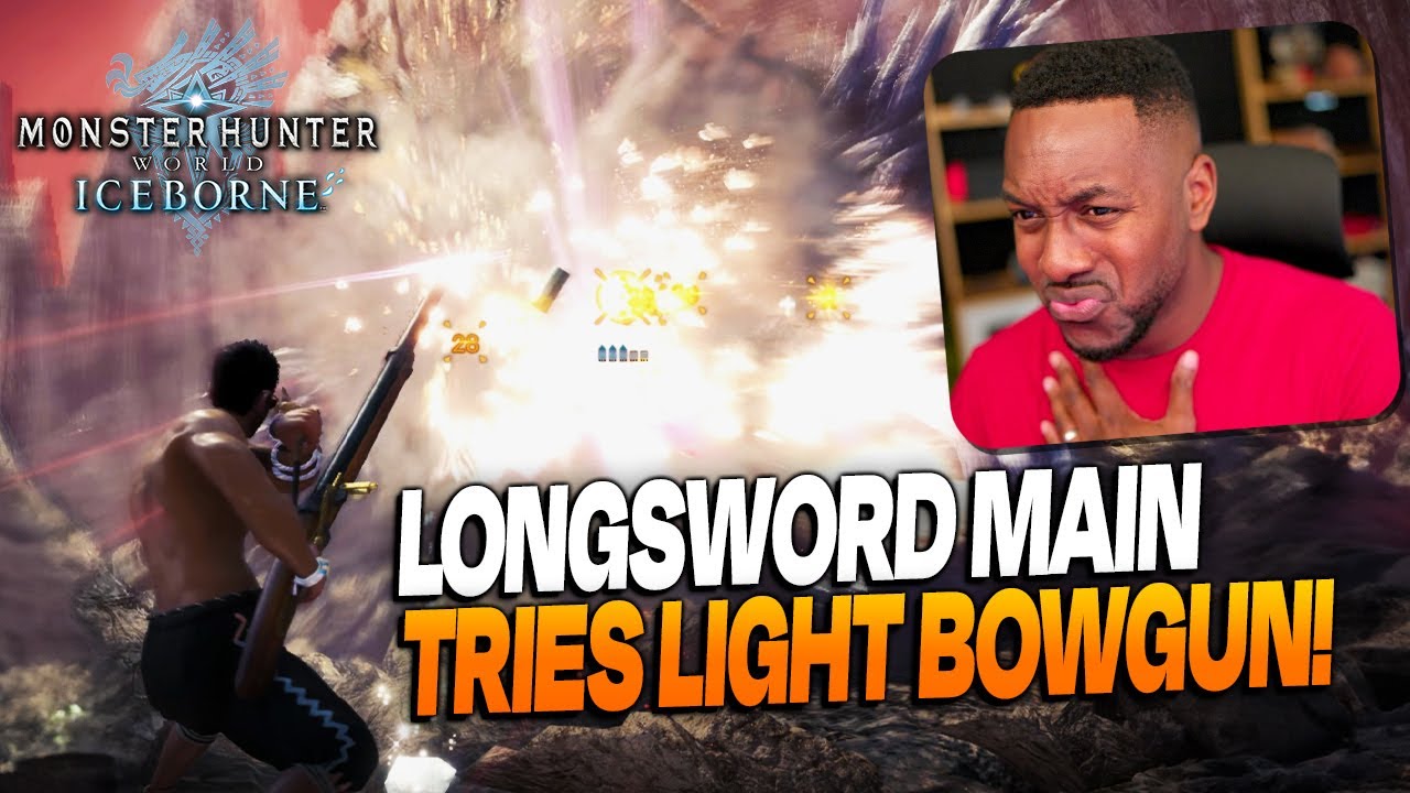 Rapid Spread LBG Is Broken! MHW Iceborne • Longsword Main Tries Light Bowgun For The First Time!