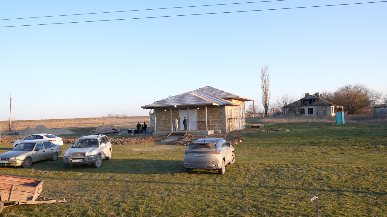 Мусульмане с. Ак-Шеих строят новую мечеть