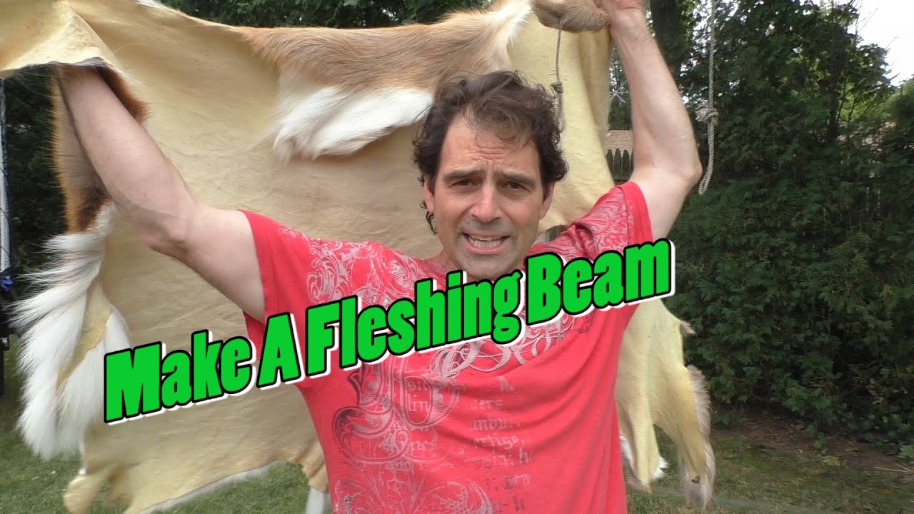 Make a Fleshing Beam to Tan your Hides with Vital Point