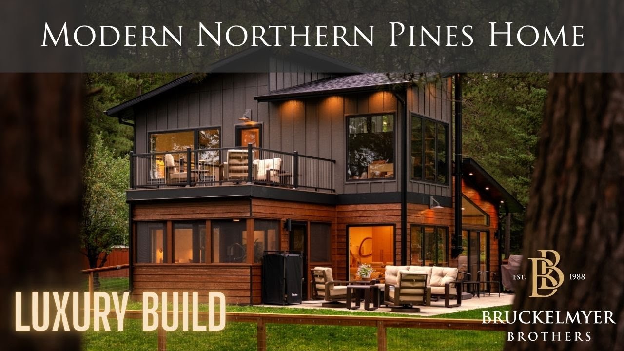 A Lake Home In The Pines Of Northern MN: A Custom Home Build Experience