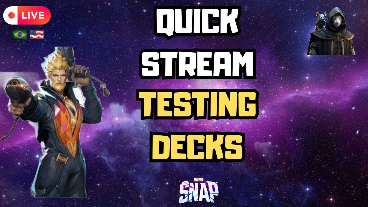 [ENG/POR] Quick Testing Stream / Rápido Stream de Testes