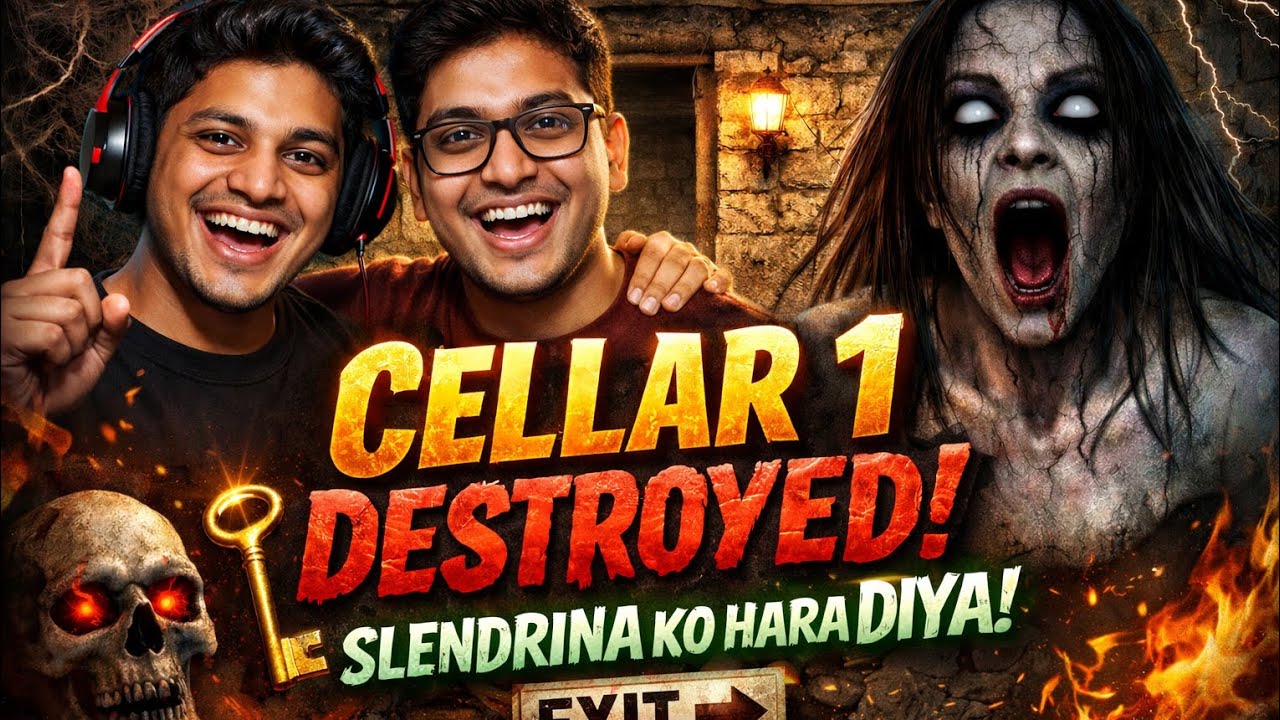 Bhai Vs Slendrina | Cellar 1 Gameplay 👻