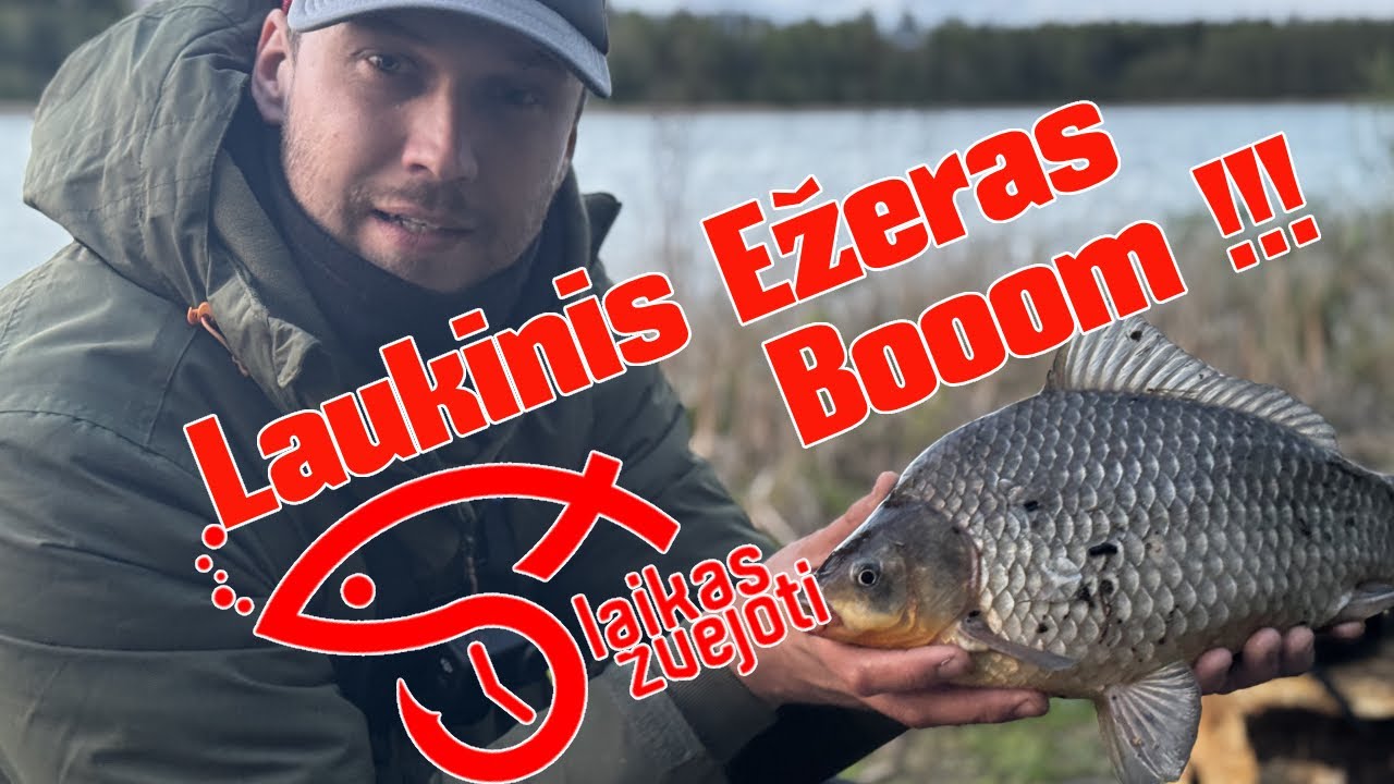 #58 Žvejyba dugnine meškere - Laukinis ežeras ir didelės žuvys (Karosai Karšiai ir bonusinis Karpis)