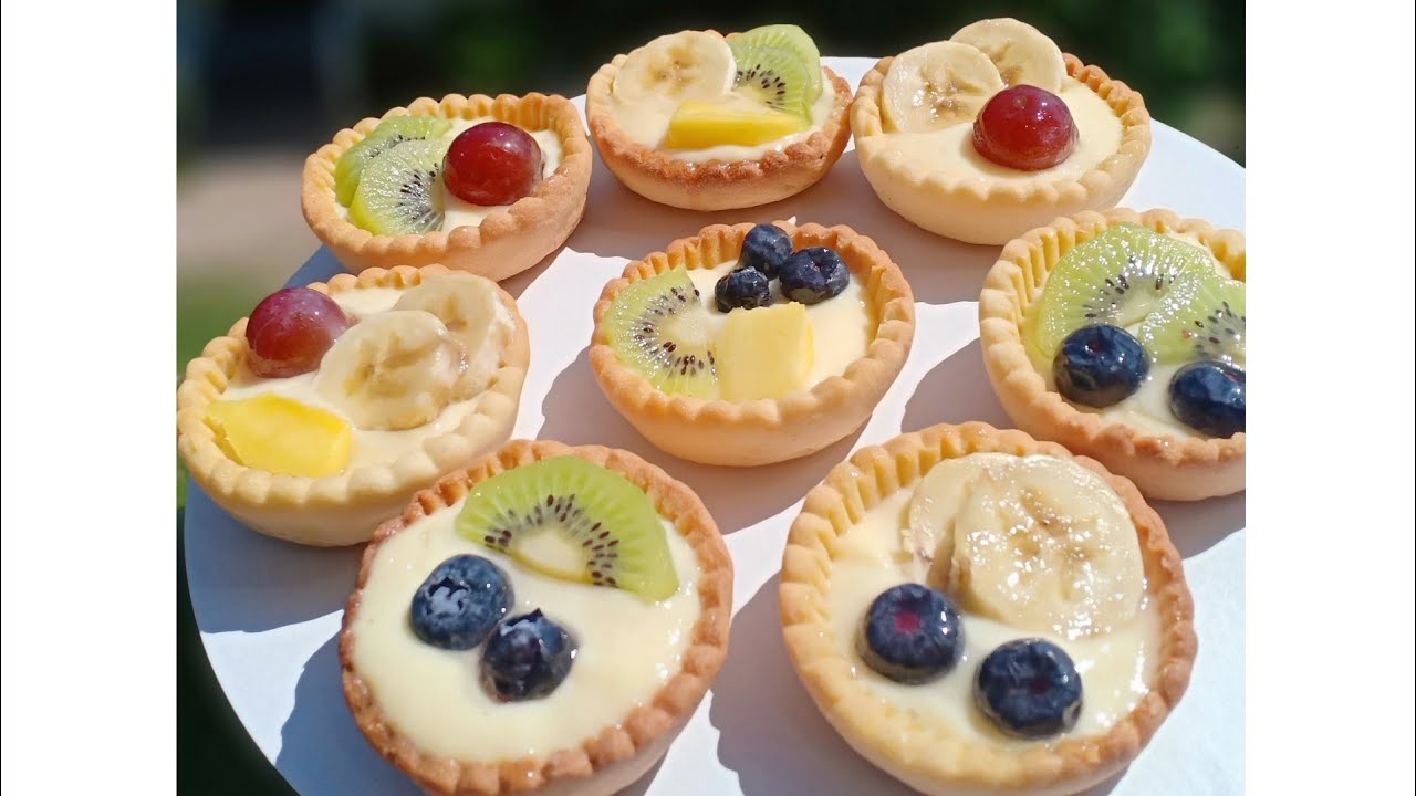 Des tartelettes aux fruits  sans moule