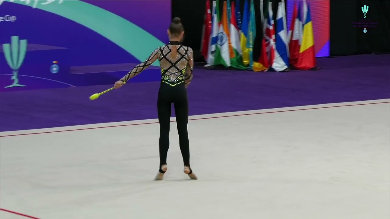 GBR EKIMOVA Marfa Clubs Seniors FIG RG WCCup Cluj Napoca 2025 #RhythmicGymnastics