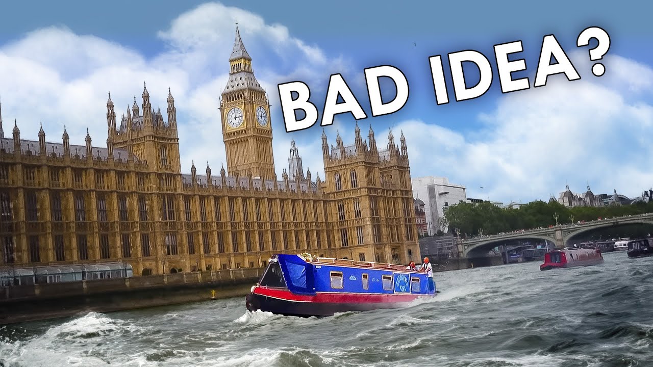 Cruising our narrowboat past Big Ben was a TERRIBLE idea