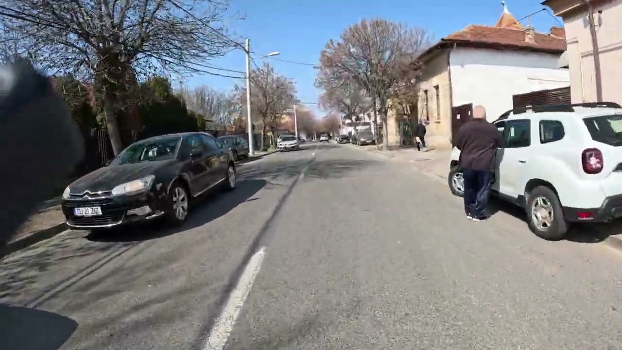 Prima plimbare cu bicicleta prin Craiova in 2026 | Un accident surprins de cameră