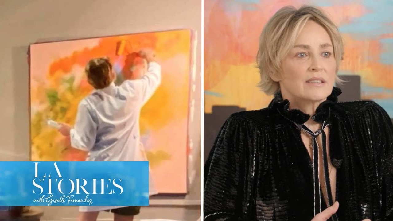 How Sharon Stone Finds Solace in Painting | Spectrum News