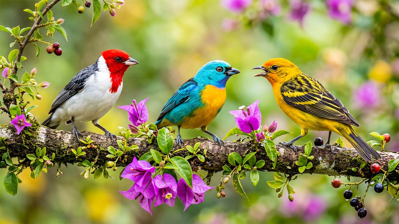 Beautiful Bird Sounds with Relaxing Piano 🎹 Healing Music for Emotional Relief & Meditation