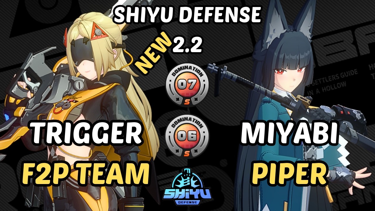 M0W0 Trigger Corin Nicole F2P Team x M0 Miyabi Piper ZZZ | Shiyu Defense 6-7 | Zenless Zone Zero 2.2