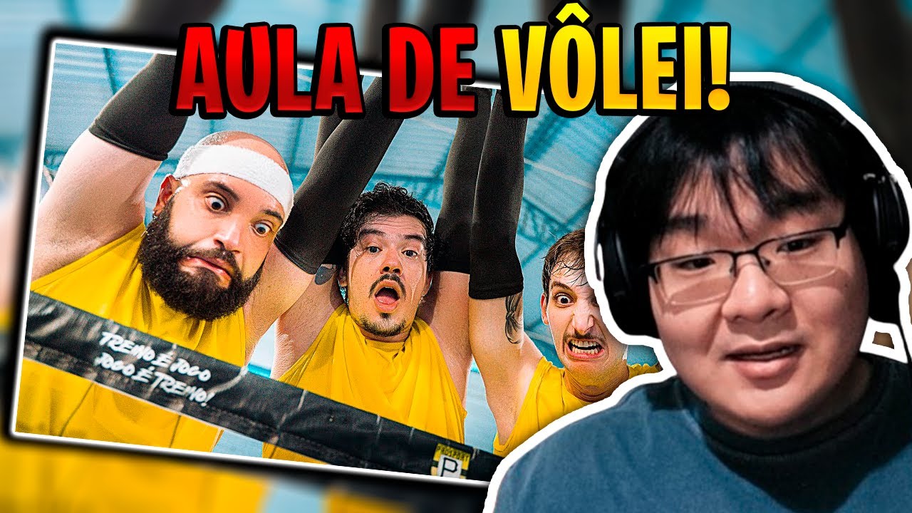 FIZEMOS UMA AULA DE VOLEI (Balela) | Tiba REACT