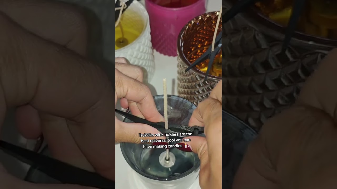 Candle making wick holders available on Amazon.com